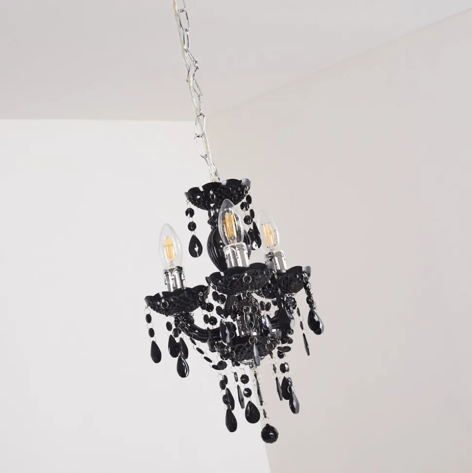 Lustre Malmback Noir, 3 Lumieres