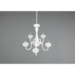 Lustre Trio Elsa Blanc, 5 Lumieres