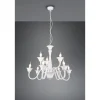 Lustre Trio Elsa Blanc, 9 Lumieres