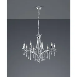 Lustre Trio Leuchten Lucerna Chrome, 8 Lumieres