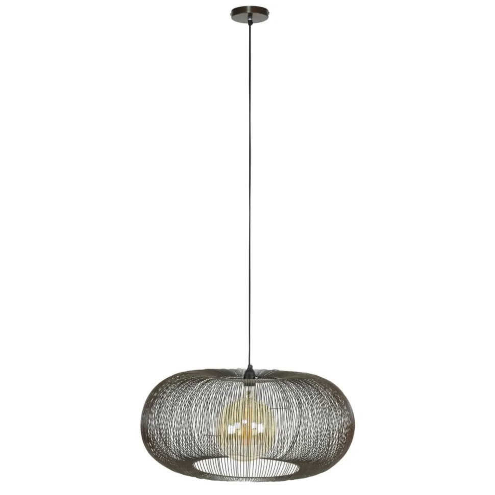 Lustreagueda Brun Fonce, Nickel Mat, Noir, 1 Lumiere