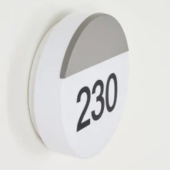 Numero D'Adresse Eclaire Eppeland Led Anthracite, 1 Lumiere