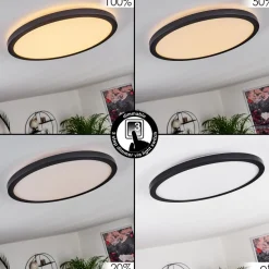 Panneau Led Boyero Noir, 1 Lumiere