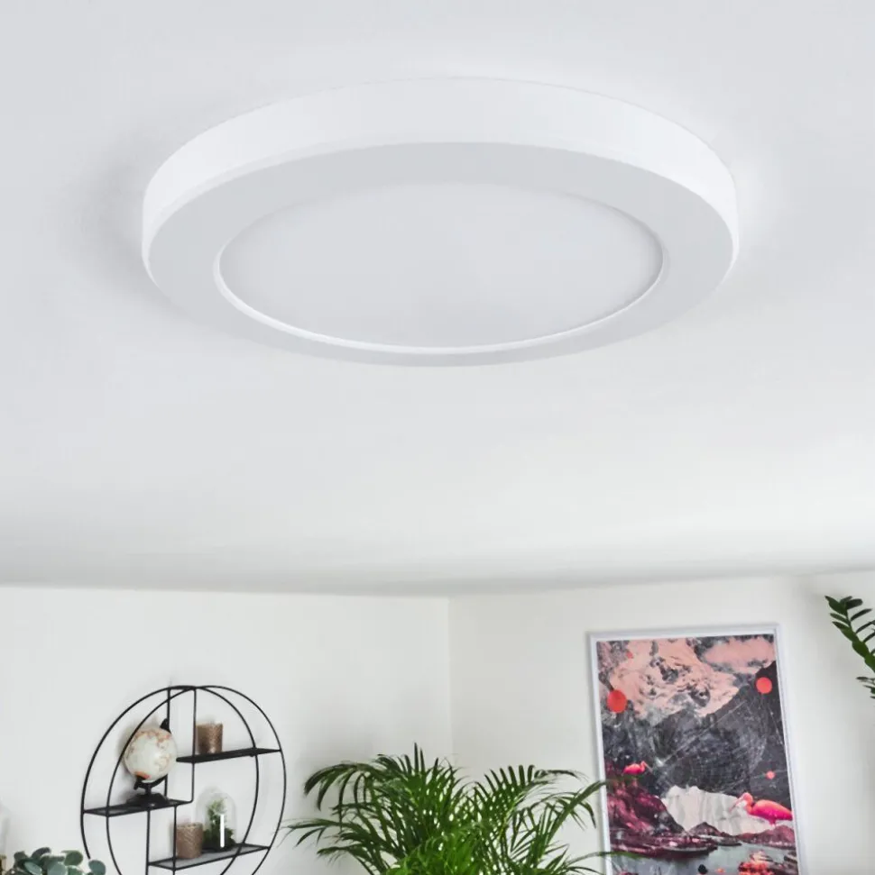 Panneau Led Canditas Blanc, 1 Lumiere