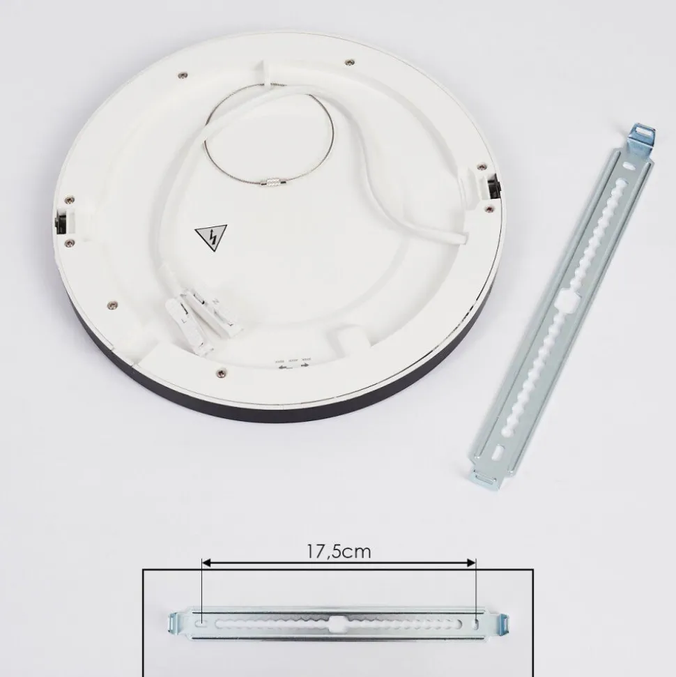 Panneau Led Canditas Noir, 1 Lumiere