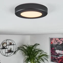 Panneau Led Canditas Noir, 1 Lumiere
