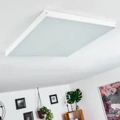 Panneau Led Pedemonte Blanc, 1 Lumiere