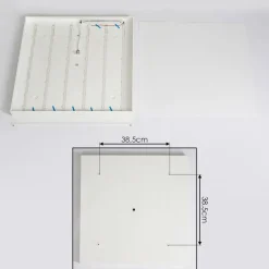 Panneau Led Pedemonte Blanc, 1 Lumiere