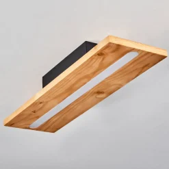 Plafonnier Adak Led Noir, 1 Lumiere