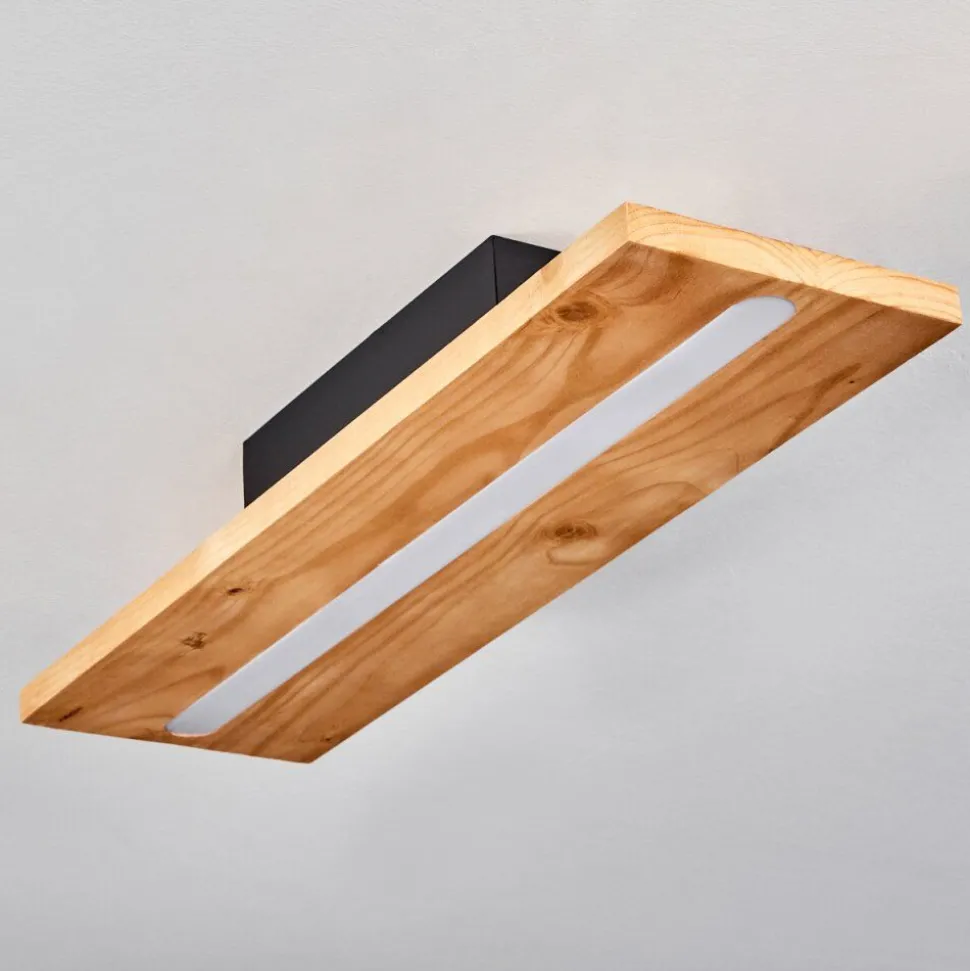 Plafonnier Adak Led Noir, 1 Lumiere