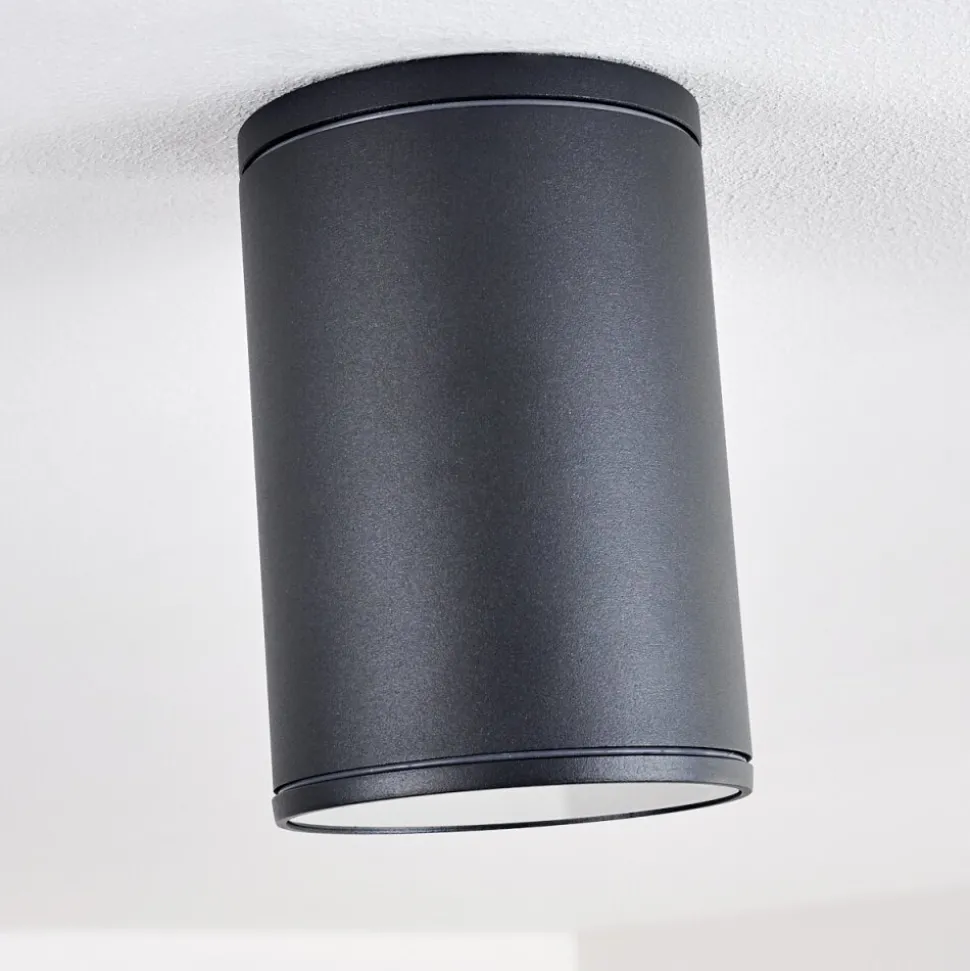 Plafonnier Agua Noir, 1 Lumiere