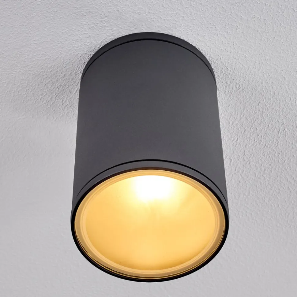 Plafonnier Agua Noir, 1 Lumiere