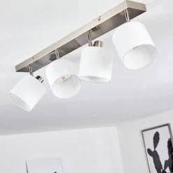 Plafonnier Alsen Nickel Mat, 4 Lumieres