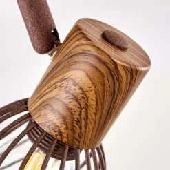Plafonnier Arjen Brun, Rouille, 4 Lumieres