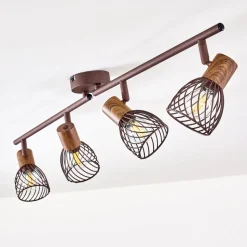Plafonnier Arjen Brun, Rouille, 4 Lumieres
