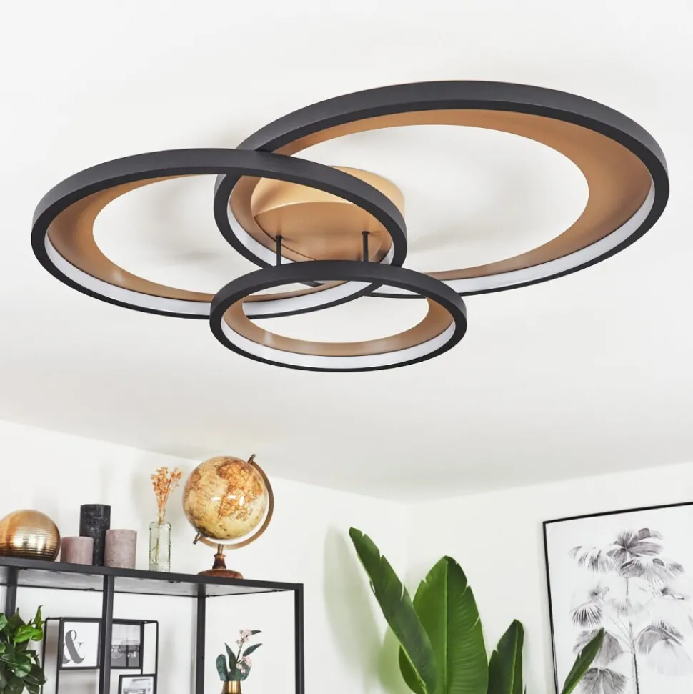 Plafonnier Baiyin Led Or, 1 Lumiere