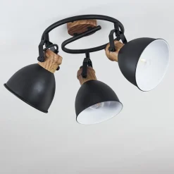Plafonnier Banjul Noir, 3 Lumieres
