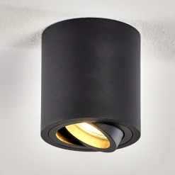 Plafonnier Barbuda Noir, 1 Lumiere