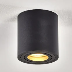 Plafonnier Barbuda Noir, 1 Lumiere
