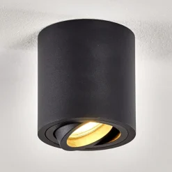 Plafonnier Barbuda Noir, 1 Lumiere