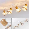 Plafonnier Bariloche Chrome, Blanc, 4 Lumieres
