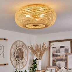 Plafonnier Bauro Laiton, 3 Lumieres
