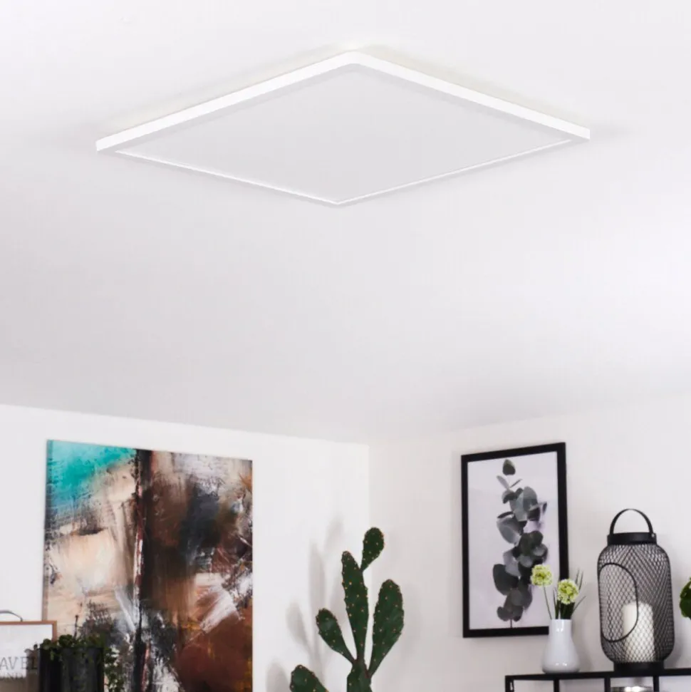 Plafonnier Boyero Led Blanc, 1 Lumiere