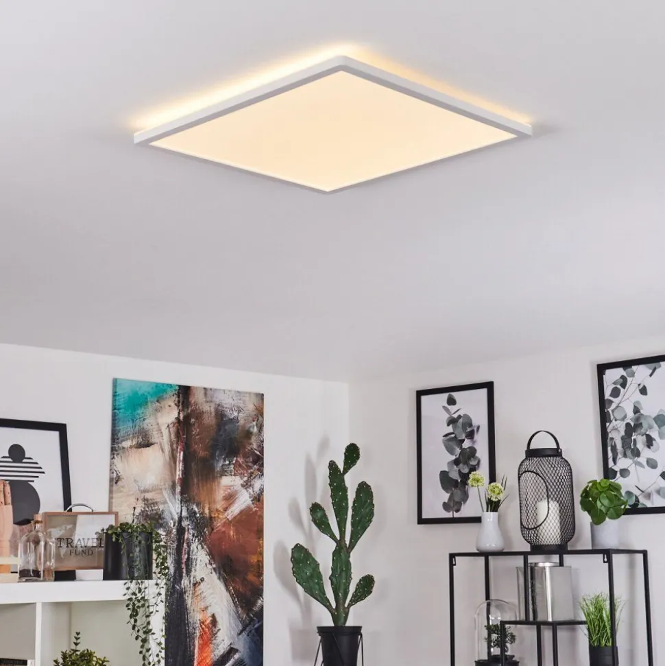Plafonnier Boyero Led Blanc, 1 Lumiere