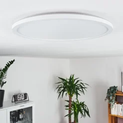 Plafonnier Boyero Led Blanc, 1 Lumiere