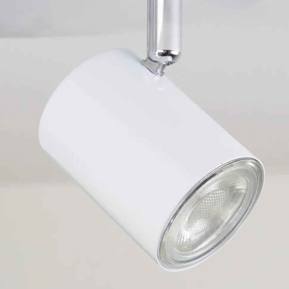 Plafonnier Chennai Led Chrome, Blanc, 3 Lumieres