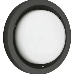 Plafonnier D'Exterieur Albert 6410 Led Noir, 1 Lumiere