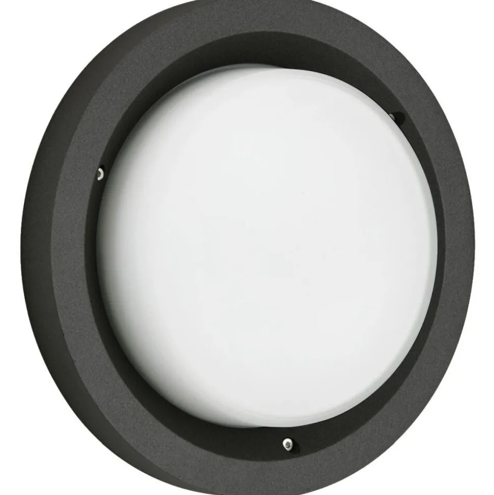 Plafonnier D'Exterieur Albert 6410 Led Noir, 1 Lumiere