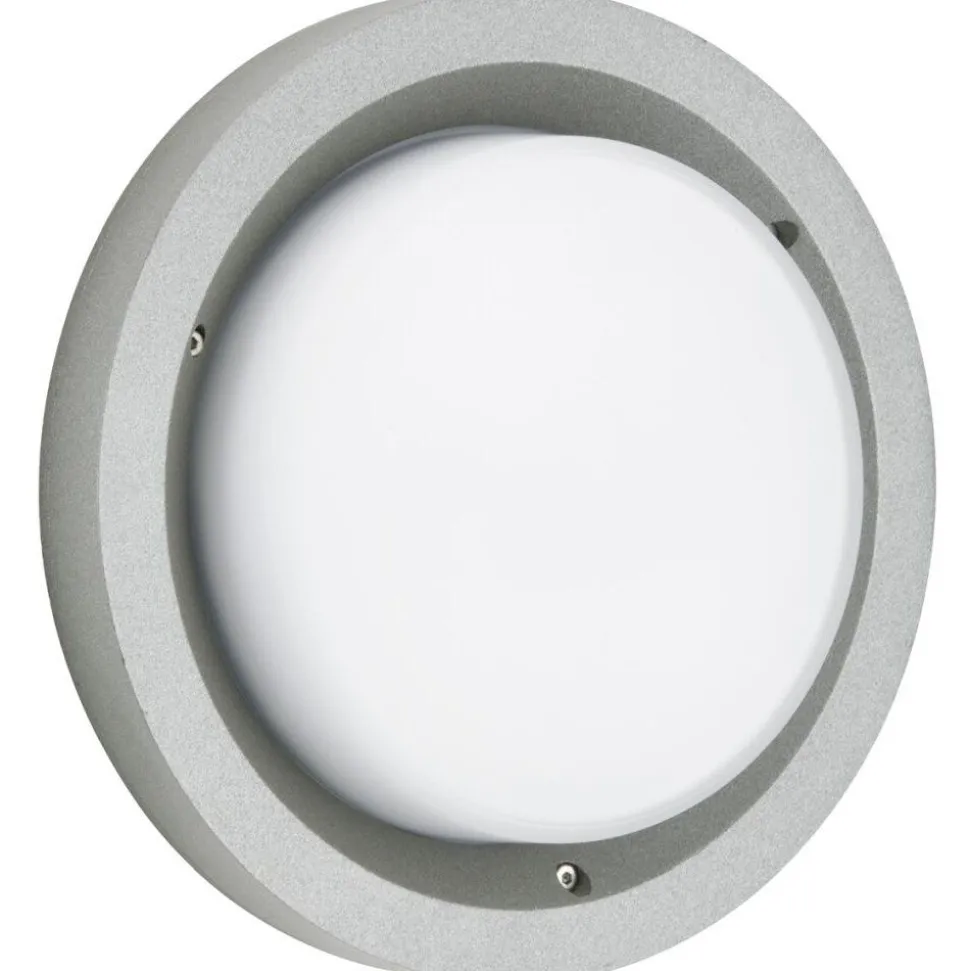 Plafonnier D'Exterieur Albert 6410 Led Argente, 1 Lumiere