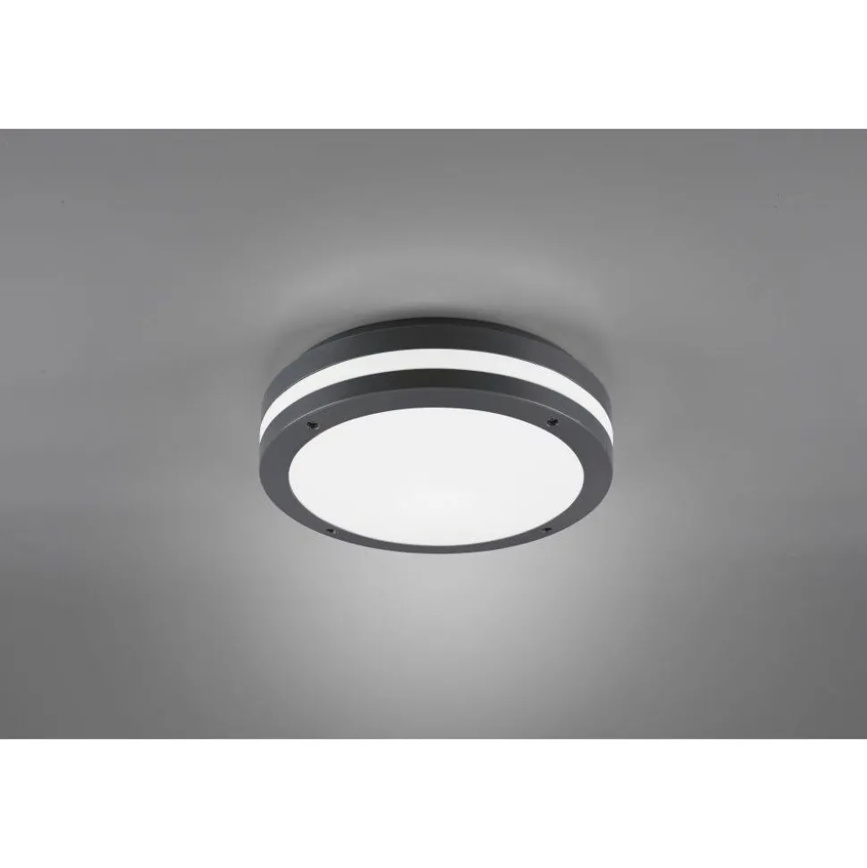 Plafonnier D'Exterieur Reality Kendal Led Anthracite, 1 Lumiere