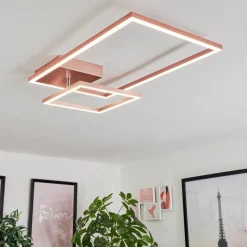 Plafonnier Doyon Led Or, Rose, 1 Lumiere