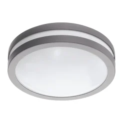 Plafonnier Eglo Connect Locana Led Argente, 1 Lumiere