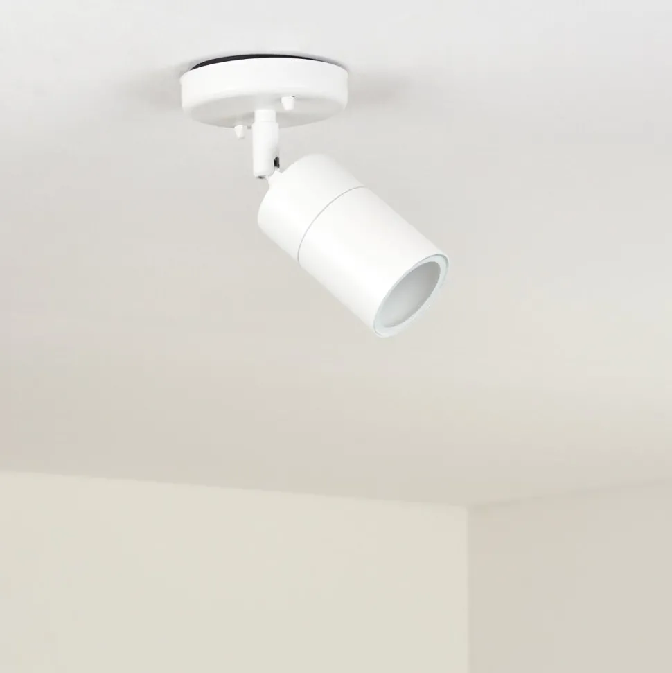 Plafonnier Exterieur Aketohoin Led Blanc, 1 Lumiere