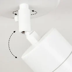 Plafonnier Exterieur Aketohoin Led Blanc, 1 Lumiere
