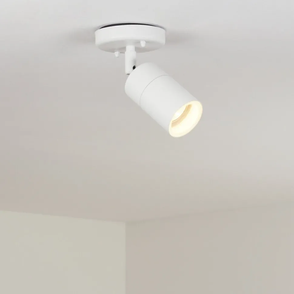 Plafonnier Exterieur Aketohoin Led Blanc, 1 Lumiere