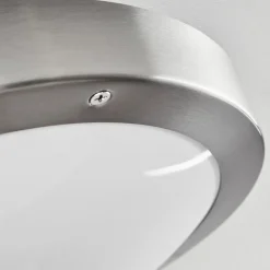 Plafonnier Exterieur Alleen Led Nickel Mat, 3 Lumieres