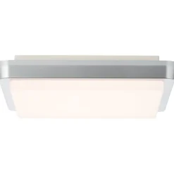 Plafonnier Exterieur Brilliant Devora Led Argente, 1 Lumiere