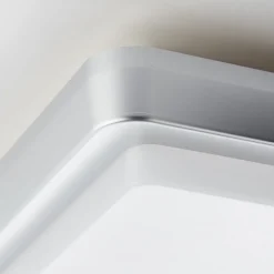 Plafonnier Exterieur Brilliant Devora Led Argente, 1 Lumiere