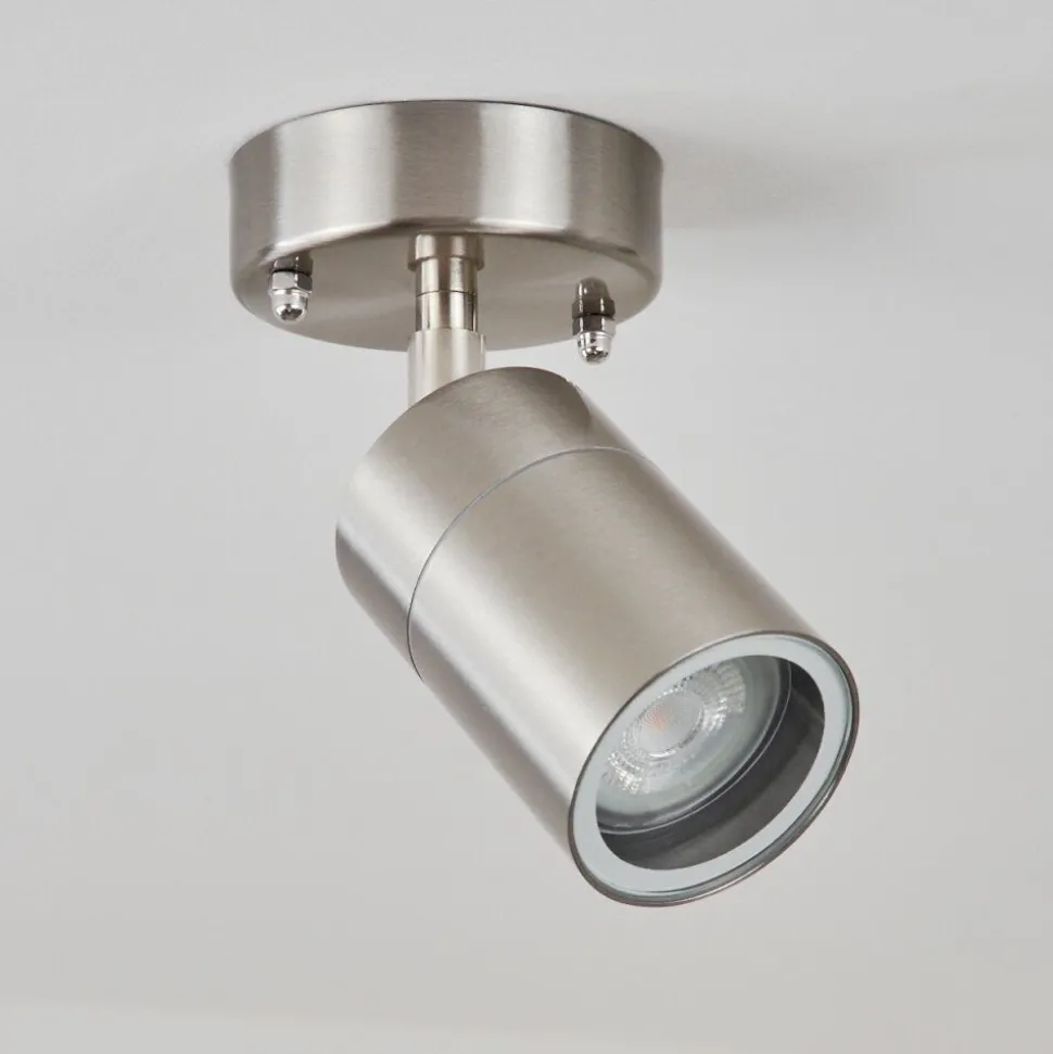 Plafonnier Exterieur Corneda Acier Inoxydable, 1 Lumiere