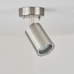 Plafonnier Exterieur Corneda Acier Inoxydable, 1 Lumiere