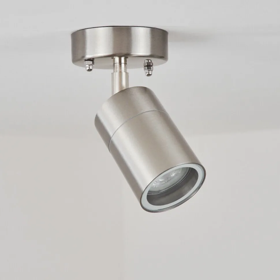 Plafonnier Exterieur Corneda Acier Inoxydable, 1 Lumiere