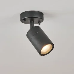 Plafonnier Exterieur Corneda Noir, 1 Lumiere