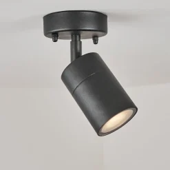 Plafonnier Exterieur Corneda Noir, 1 Lumiere