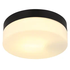 Plafonnier Exterieur Globo Vranos Noir, 1 Lumiere