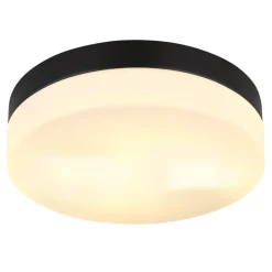 Plafonnier Exterieur Globo Vranos Noir, 1 Lumiere