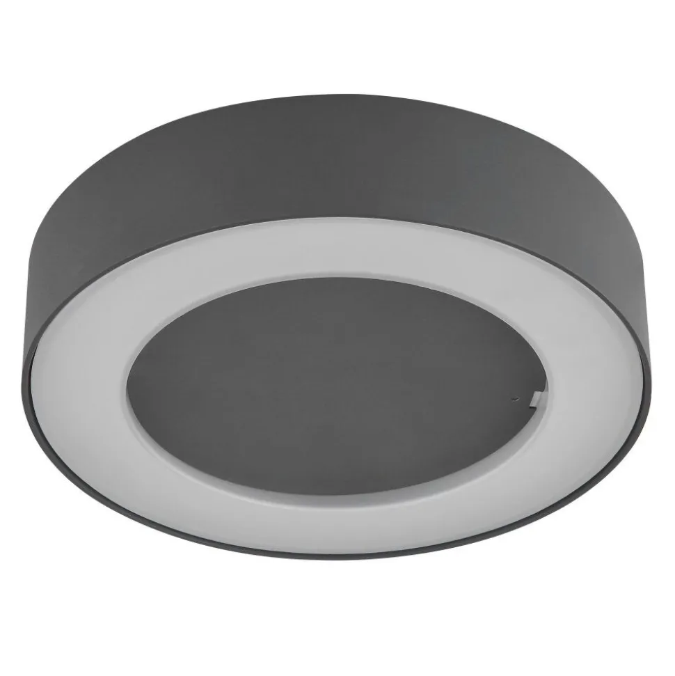 Plafonnier Exterieur Globo Sura Led Anthracite, 1 Lumiere